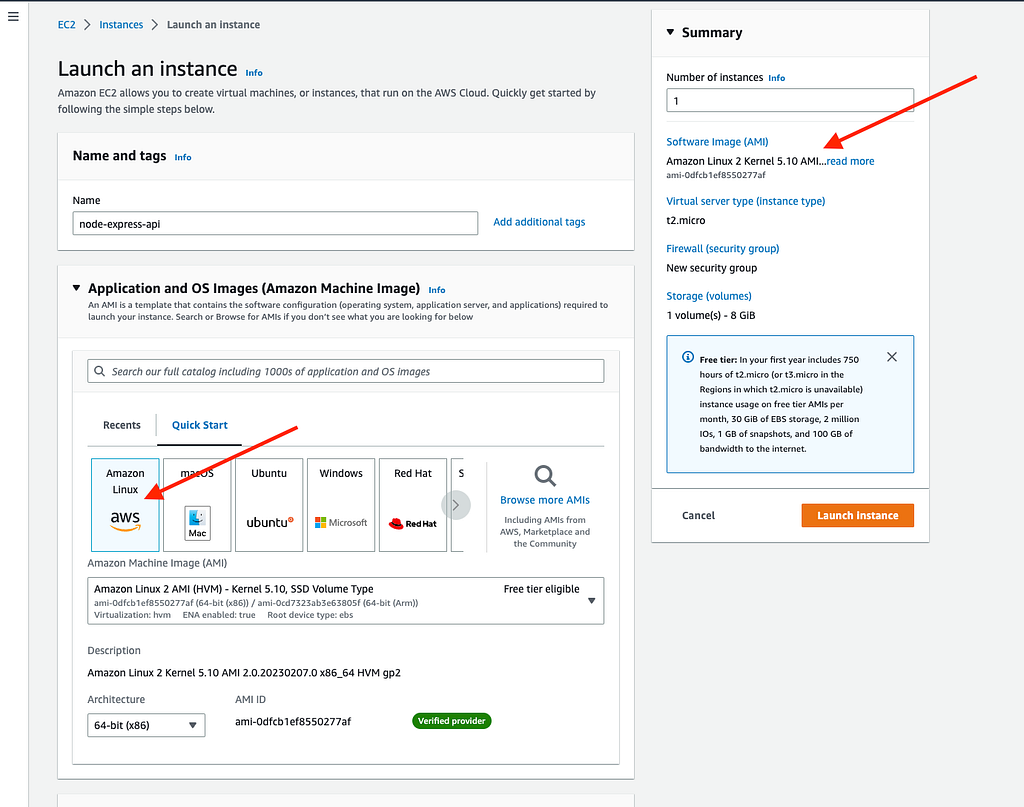 How to Deploy a Node Express API to AWS EC2 Amazon Linux 2