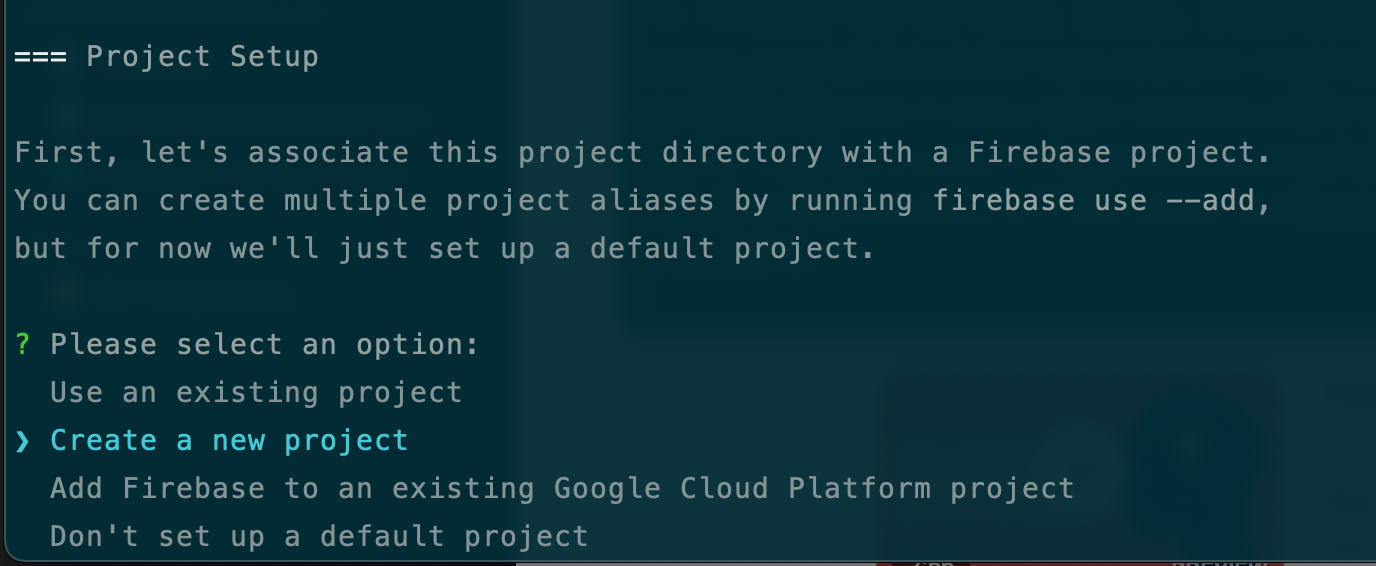 Select Hosting with spacebar